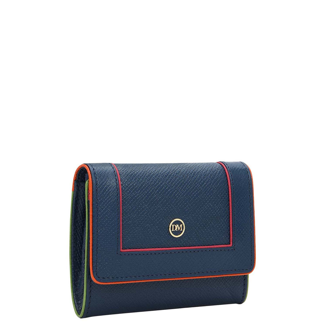 3 Slots Leather Card Case - Twilight