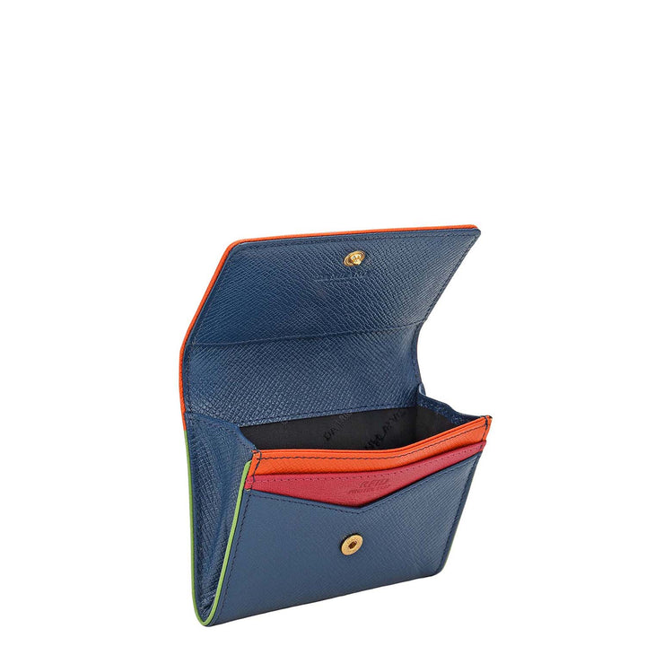 3 Slots Leather Card Case - Twilight