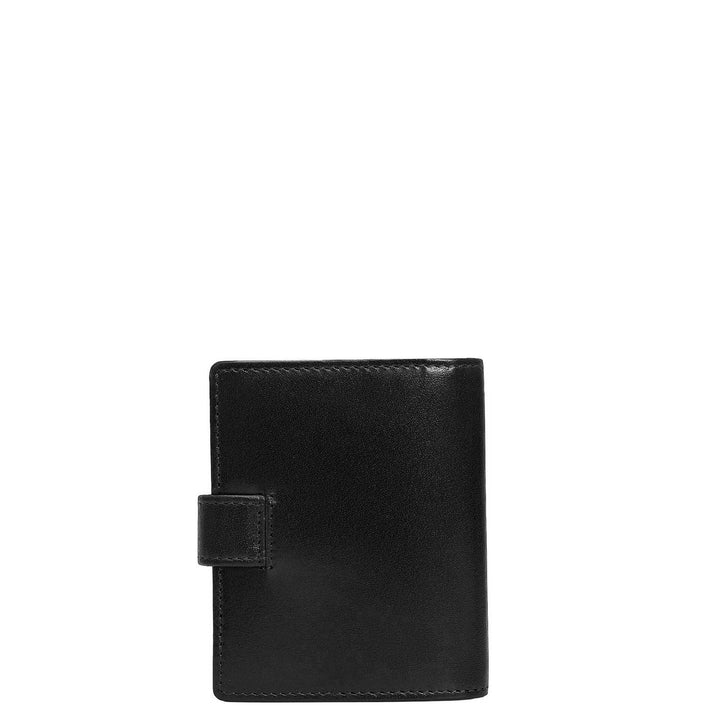 10 Slots Leather Card Case - Black