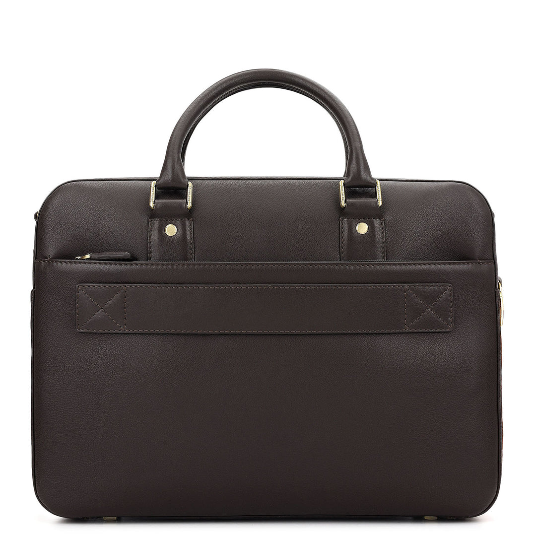 Monogram Laptop Bag (M) - Brown