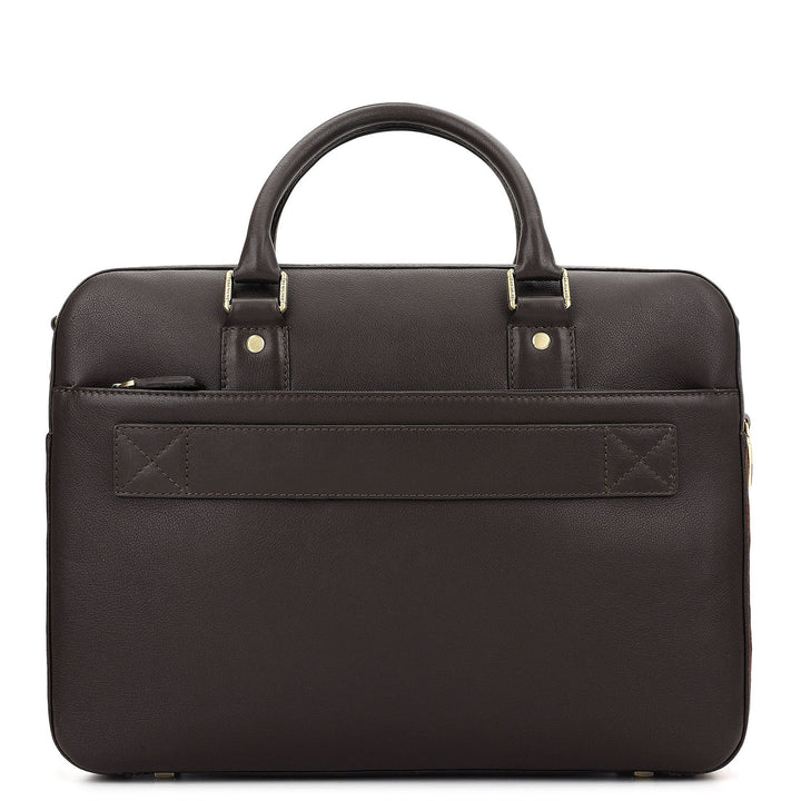 Monogram Laptop Bag (M) - Brown