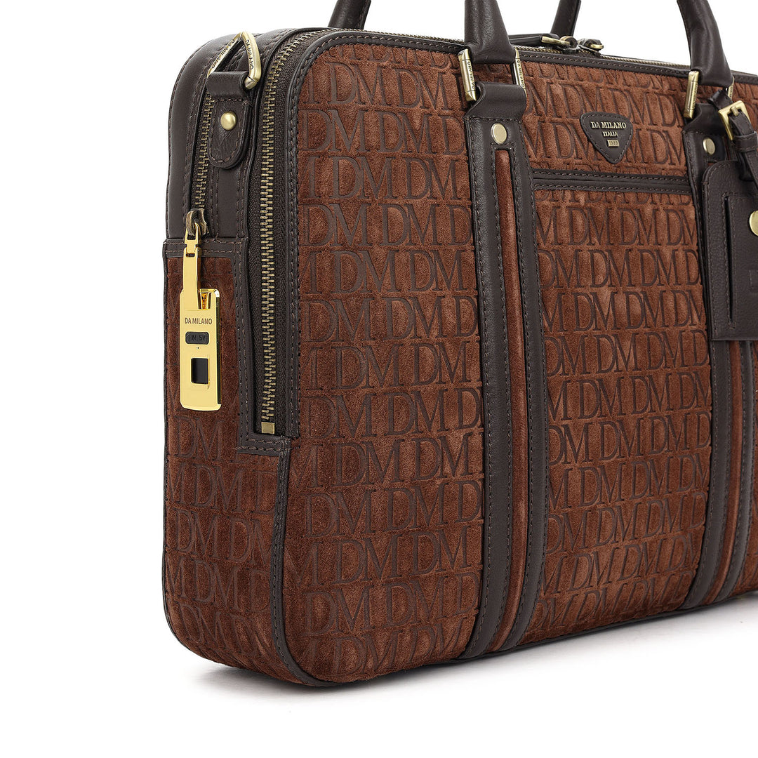 Monogram Laptop Bag (M) - Brown