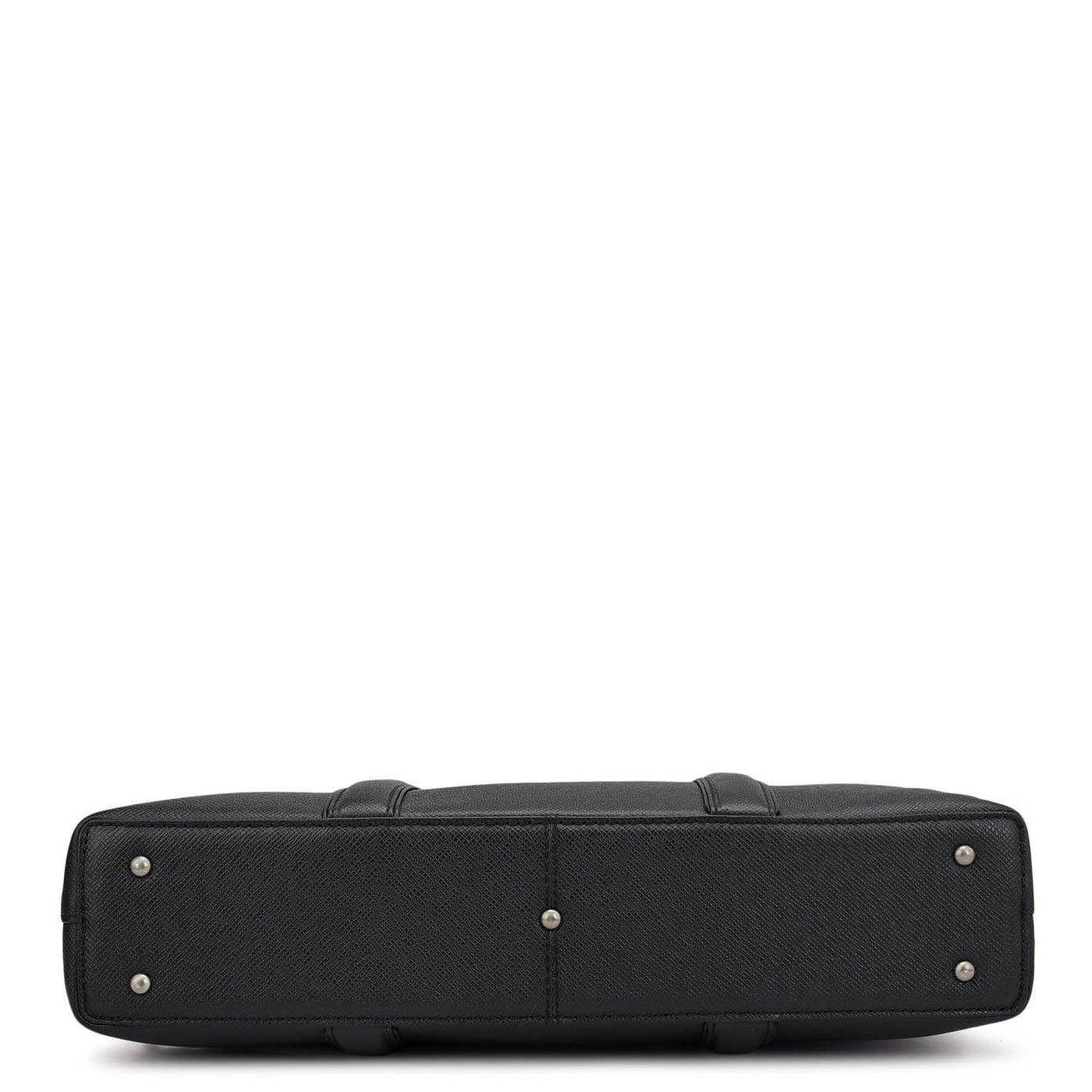 Franzy Leather Laptop Bag - Black