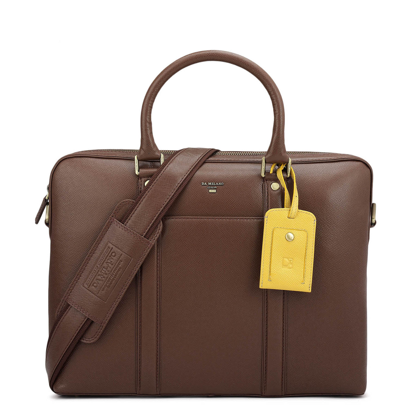 Franzy Leather Laptop Bag - Date