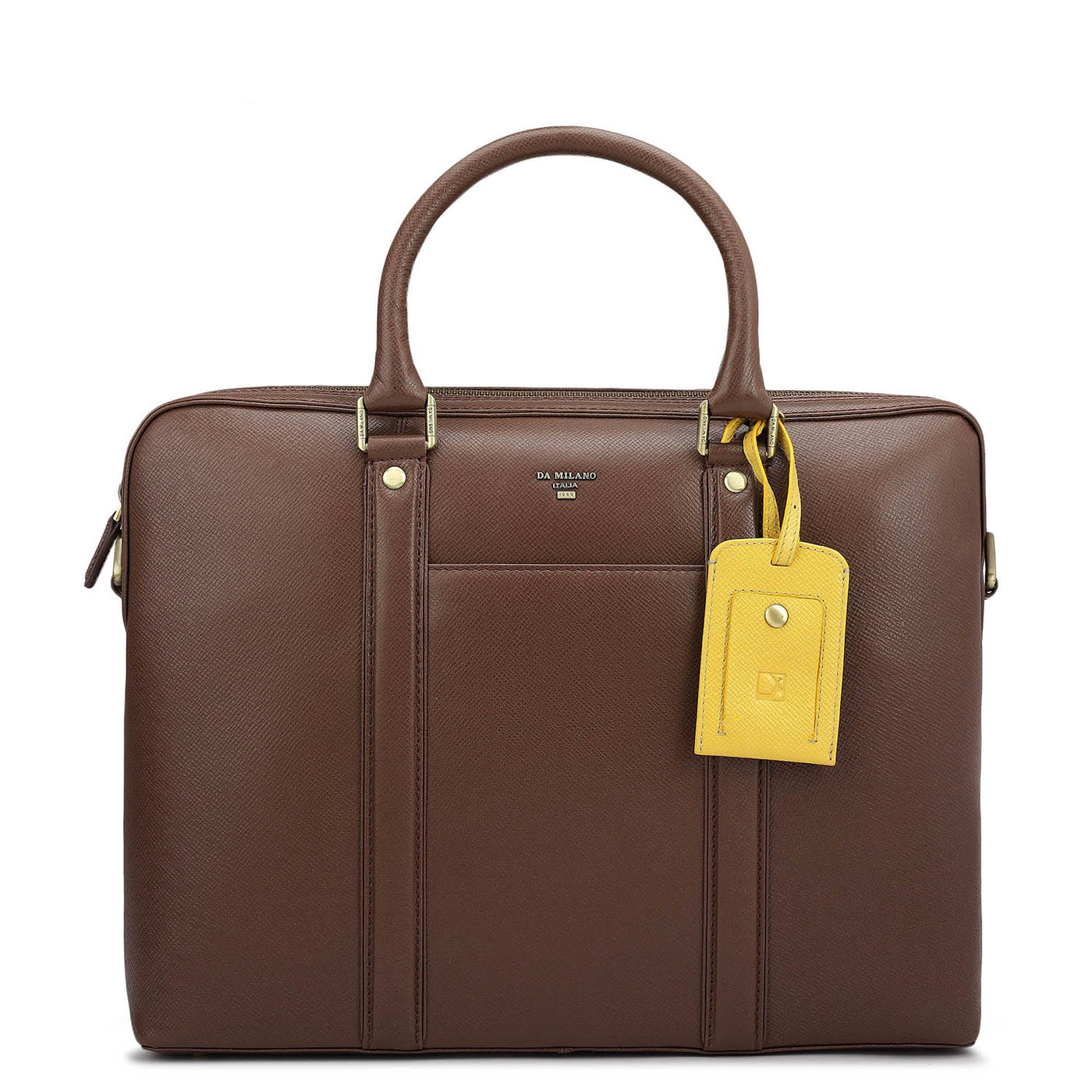 Franzy Leather Laptop Bag - Date