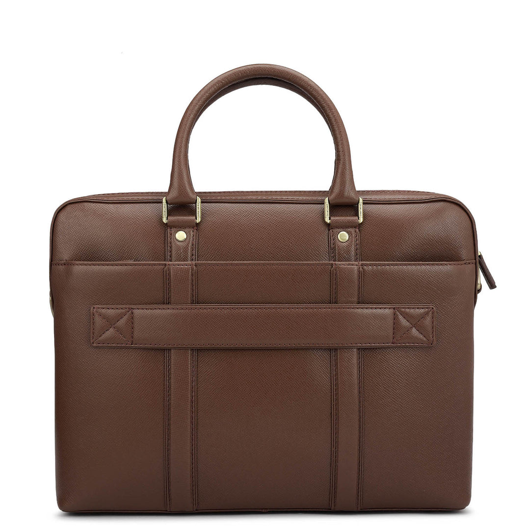 Franzy Leather Laptop Bag - Date
