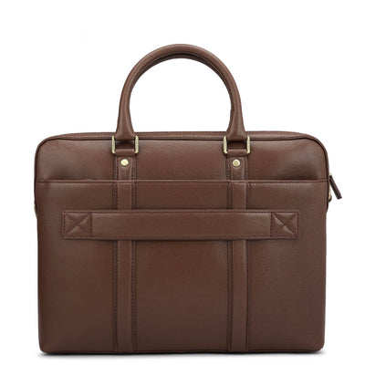 Franzy Leather Laptop Bag - Date