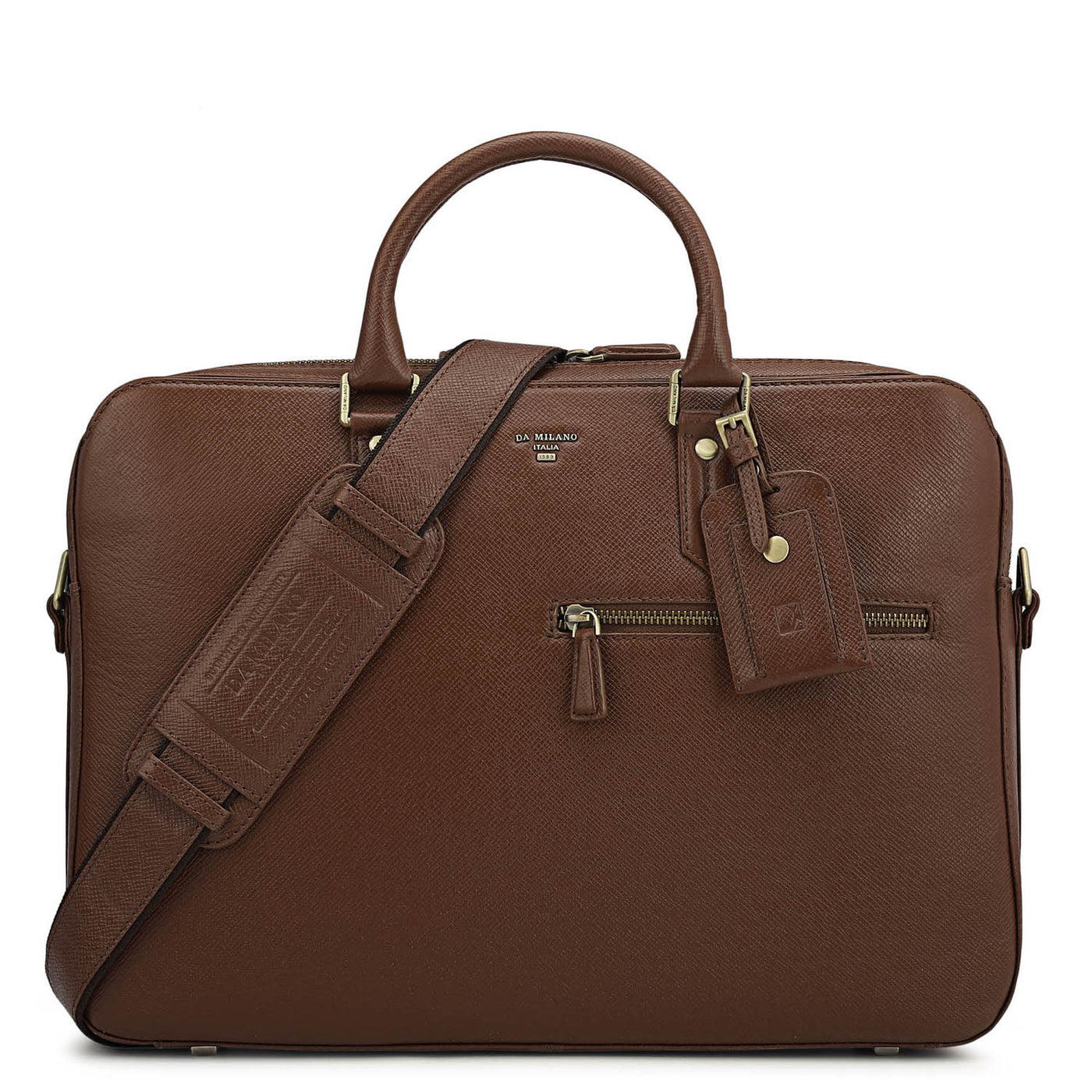 Franzy Leather Laptop Bag - Date
