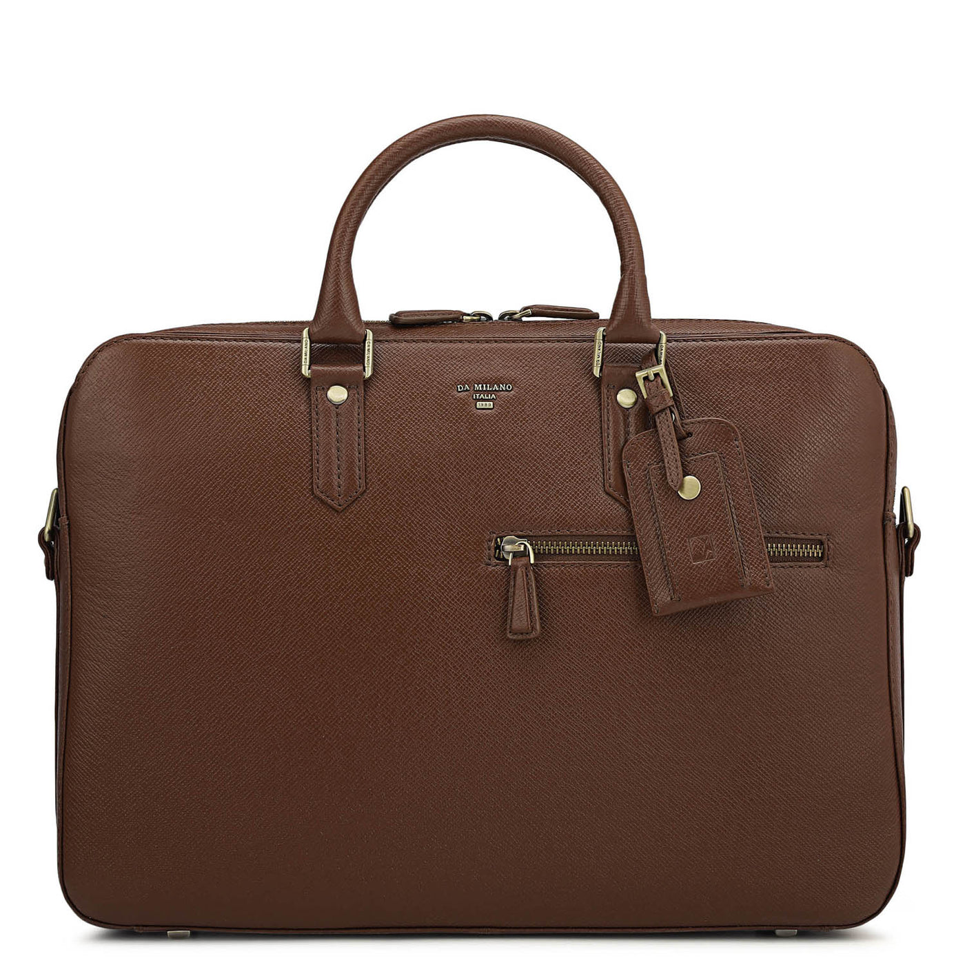 Franzy Leather Laptop Bag - Date
