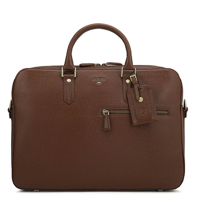 Franzy Leather Laptop Bag - Date