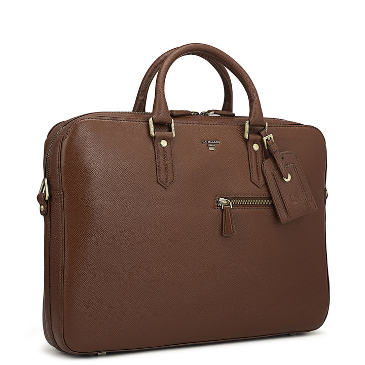 Franzy Leather Laptop Bag - Date