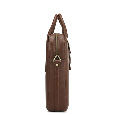 Franzy Leather Laptop Bag - Date