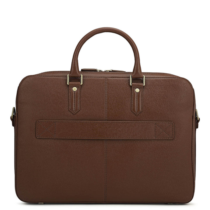 Franzy Leather Laptop Bag - Date