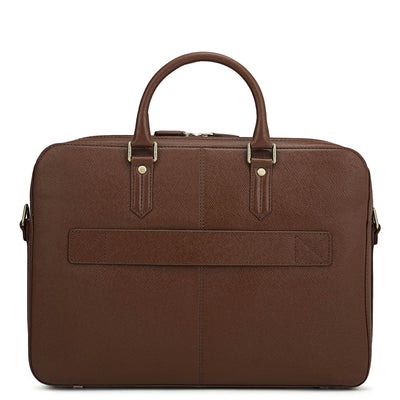 Franzy Leather Laptop Bag - Date