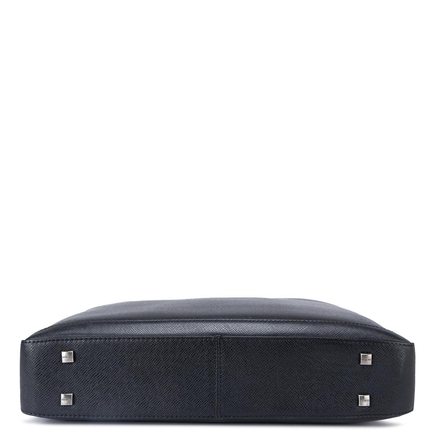 Black Franzy Leather Computer Bag - Upto 14"