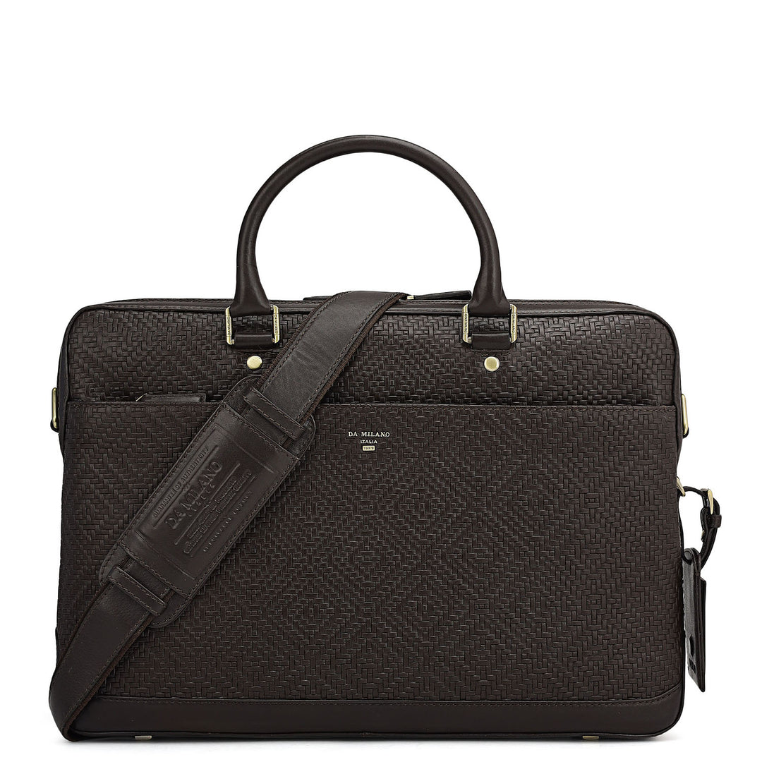 Imprint Laptop Bag (S) - Brown