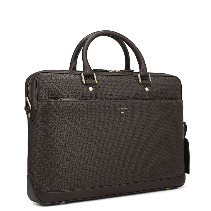 Imprint Laptop Bag (S) - Brown