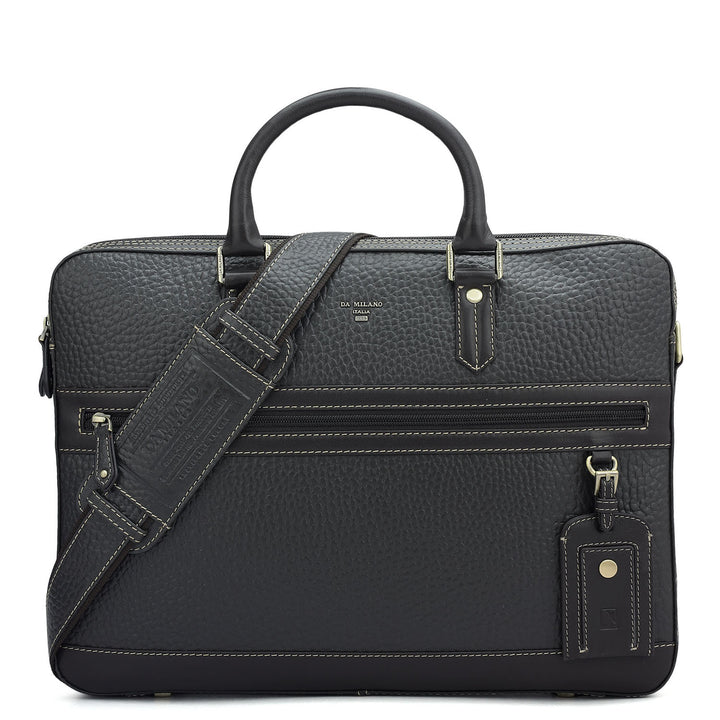 Bub Leather Laptop Bag - Brown