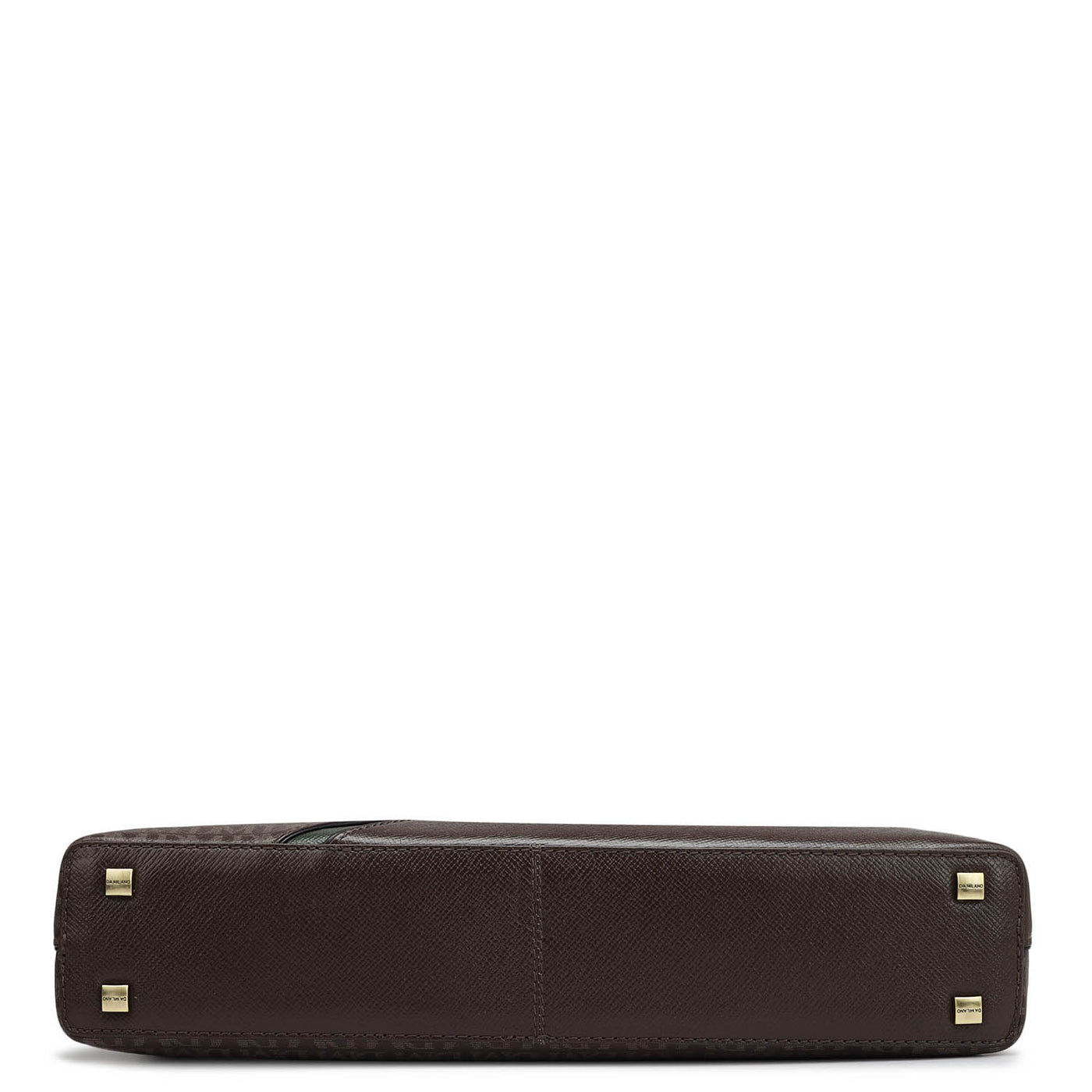 Chocolate Monogram Franzy Leather Laptop Bag - Upto 15"