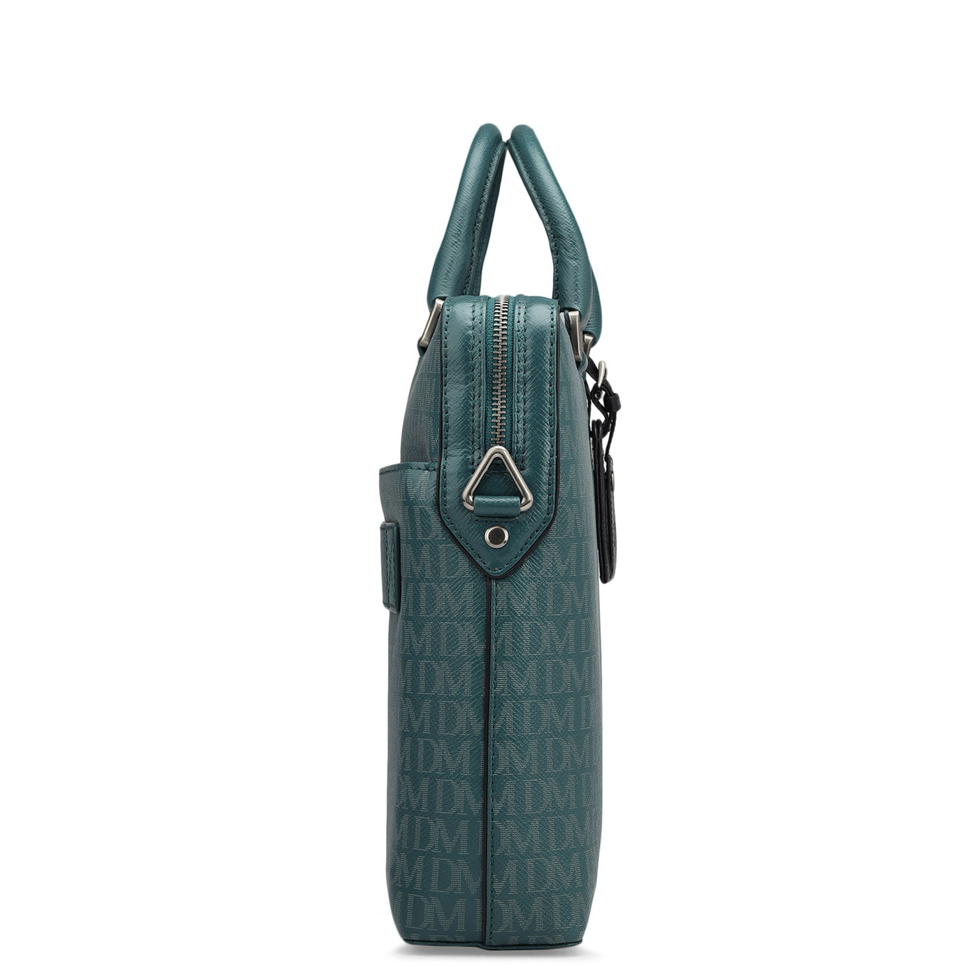Monogram Franzy Leather Laptop Bag - Octane