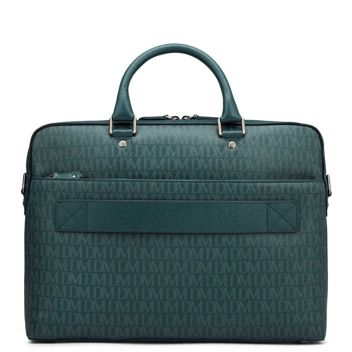 Monogram Franzy Leather Laptop Bag - Octane