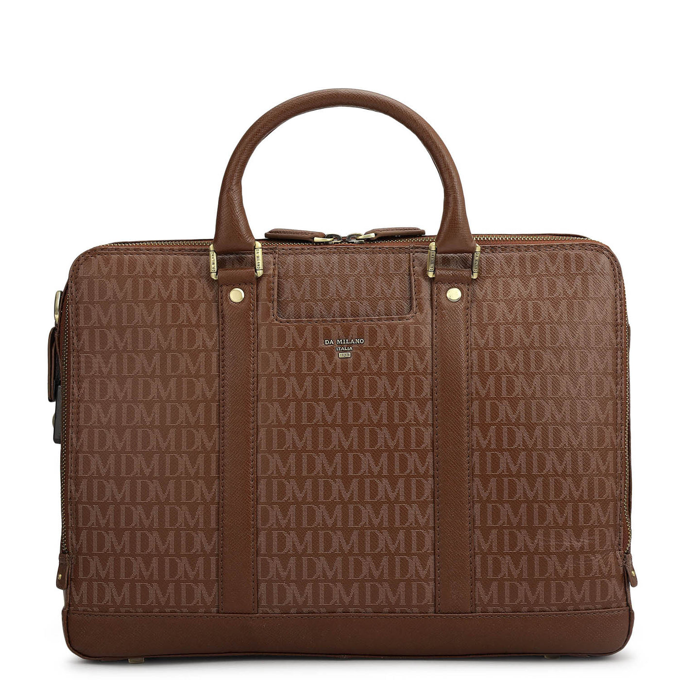 Monogram Franzy Leather Laptop Bag - Date