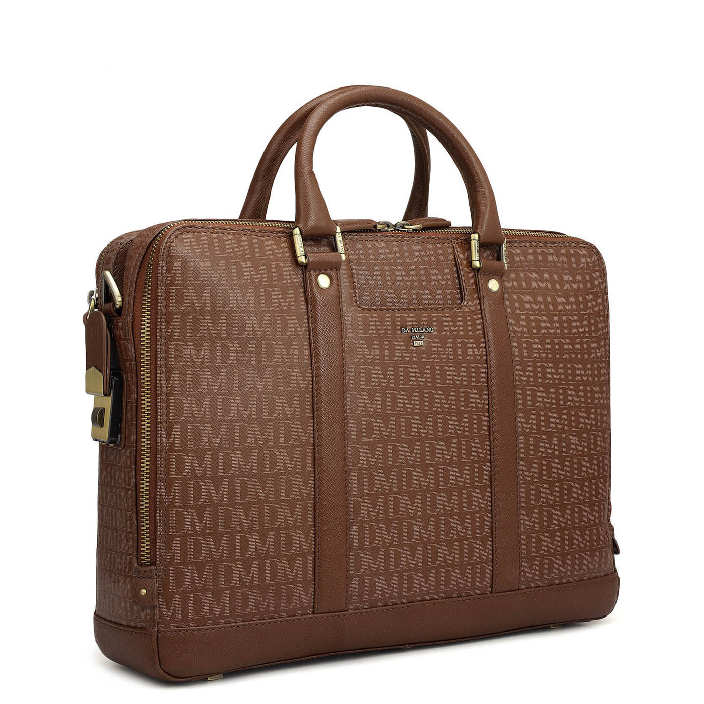 Monogram Franzy Leather Laptop Bag - Date