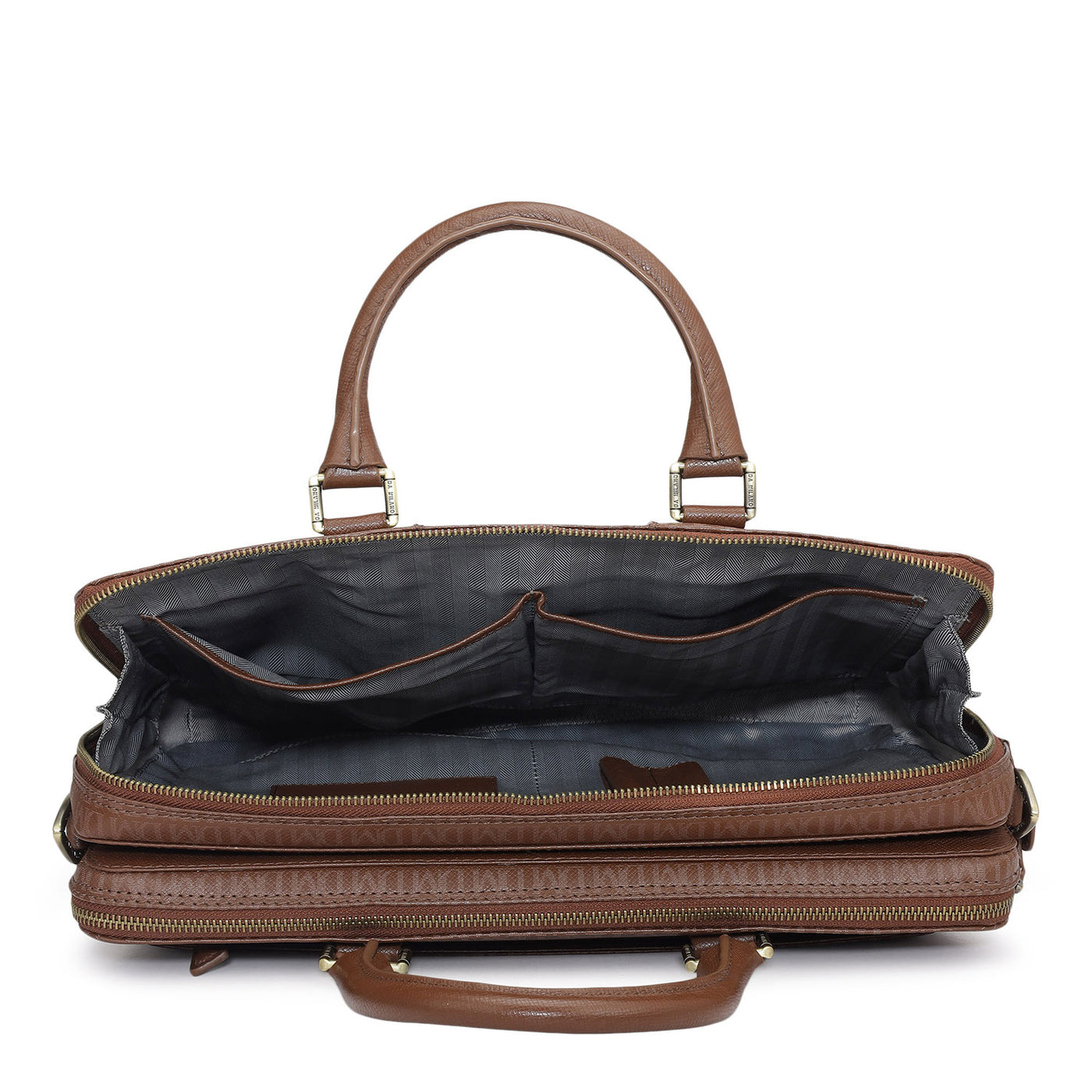 Monogram Franzy Leather Laptop Bag - Date