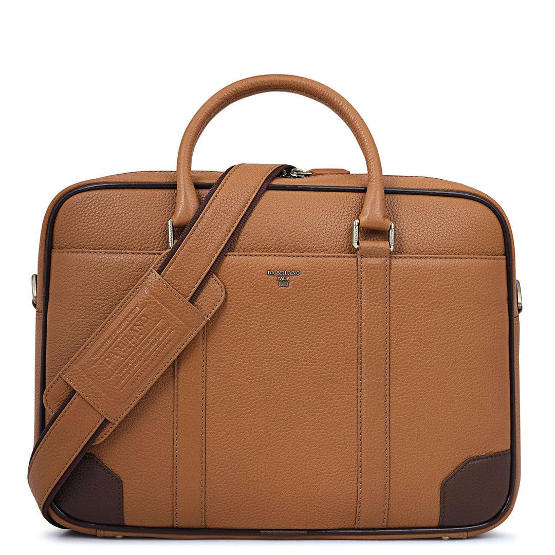Classic Laptop Bag (S) - Caramel