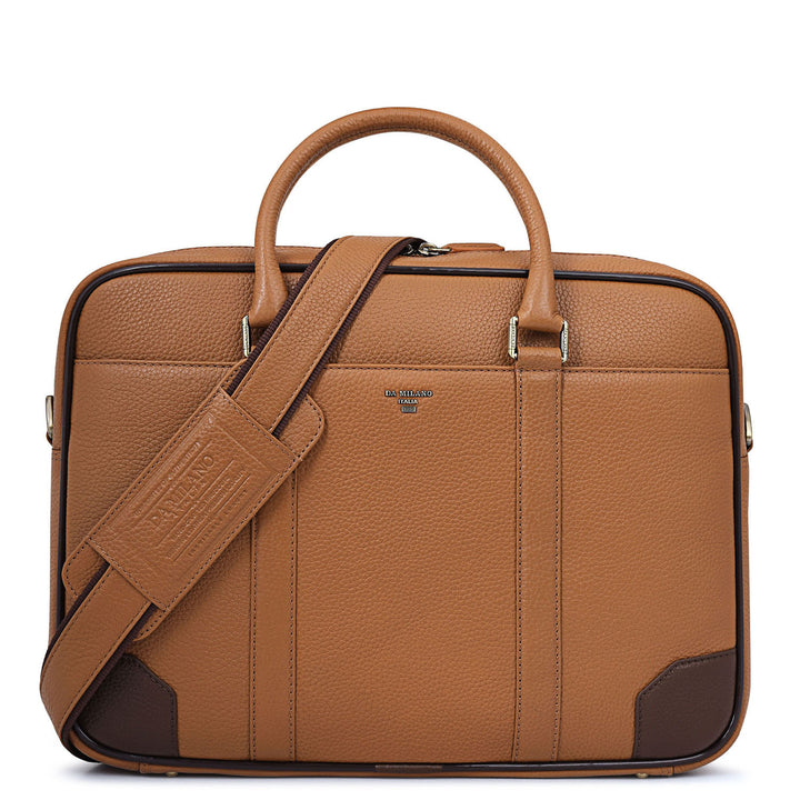 Classic Laptop Bag (S) - Caramel
