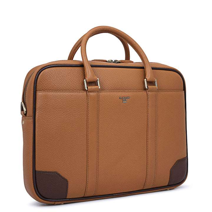 Classic Laptop Bag (S) - Caramel