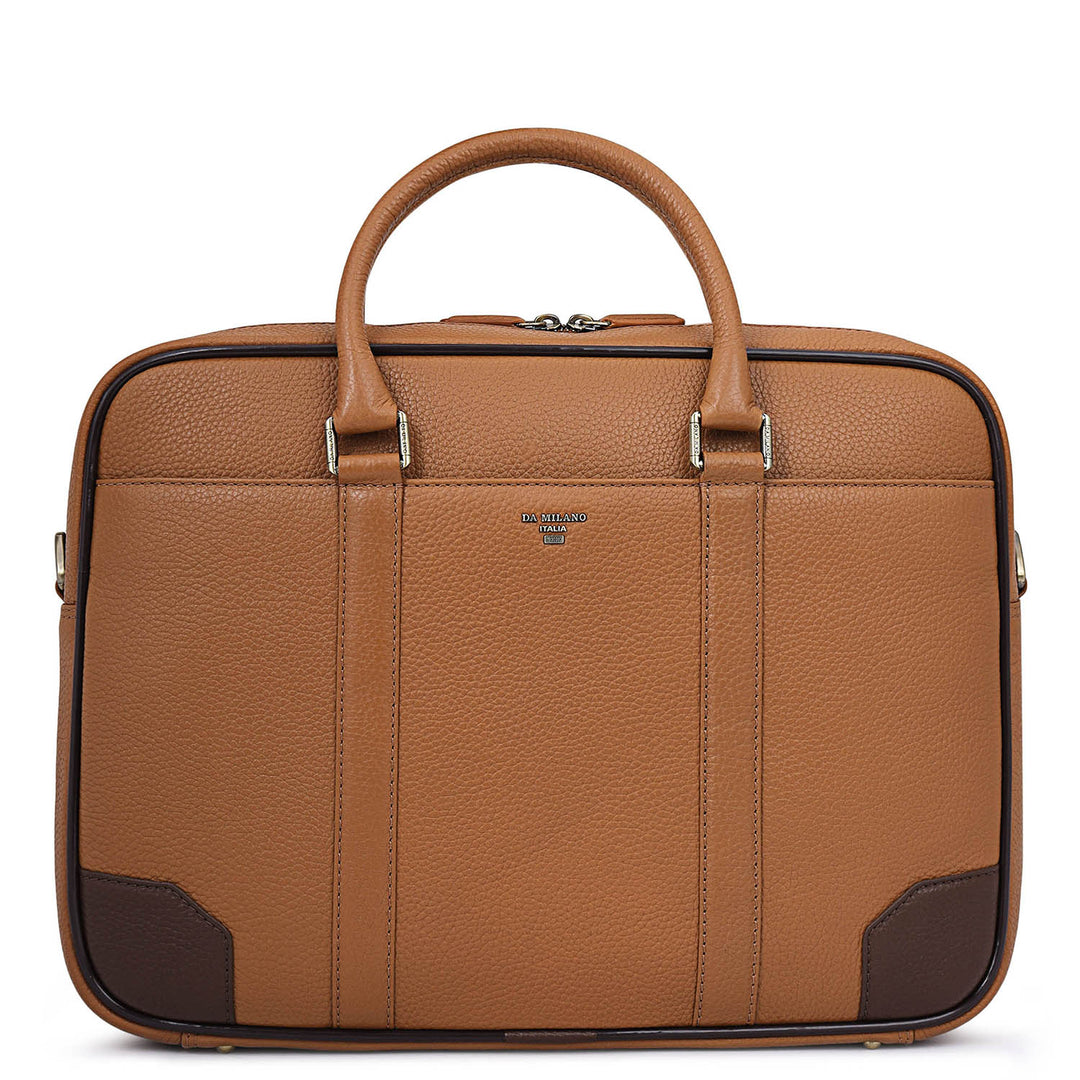 Classic Laptop Bag (S) - Caramel