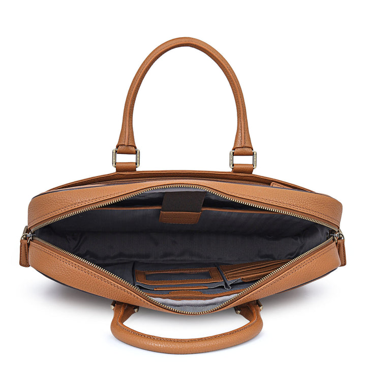Classic Laptop Bag (S) - Caramel