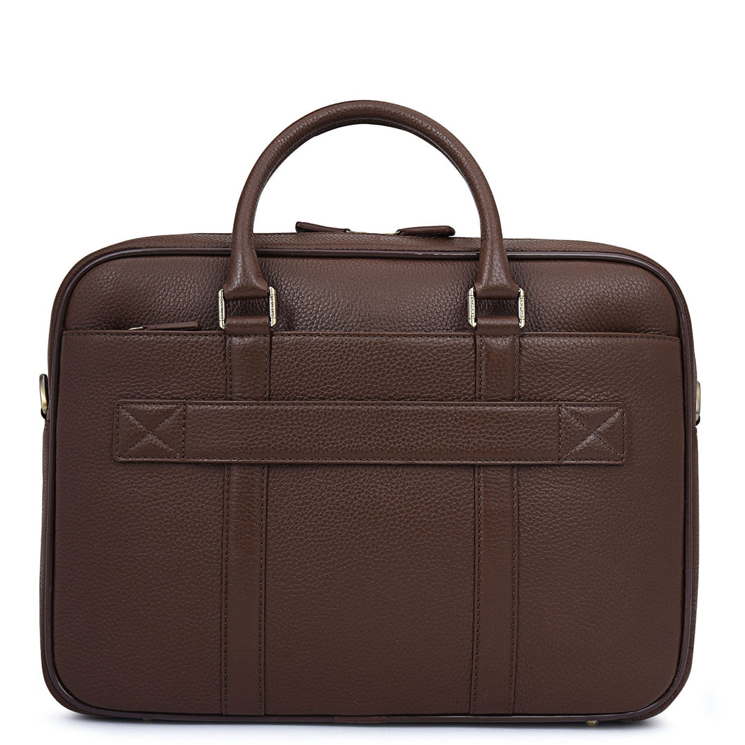 Classic Laptop Bag (S) - Mocha