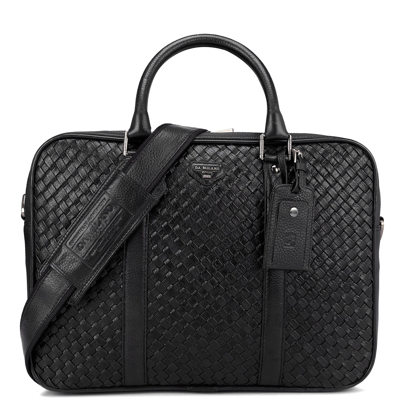 Da milano leather laptop bags best sale
