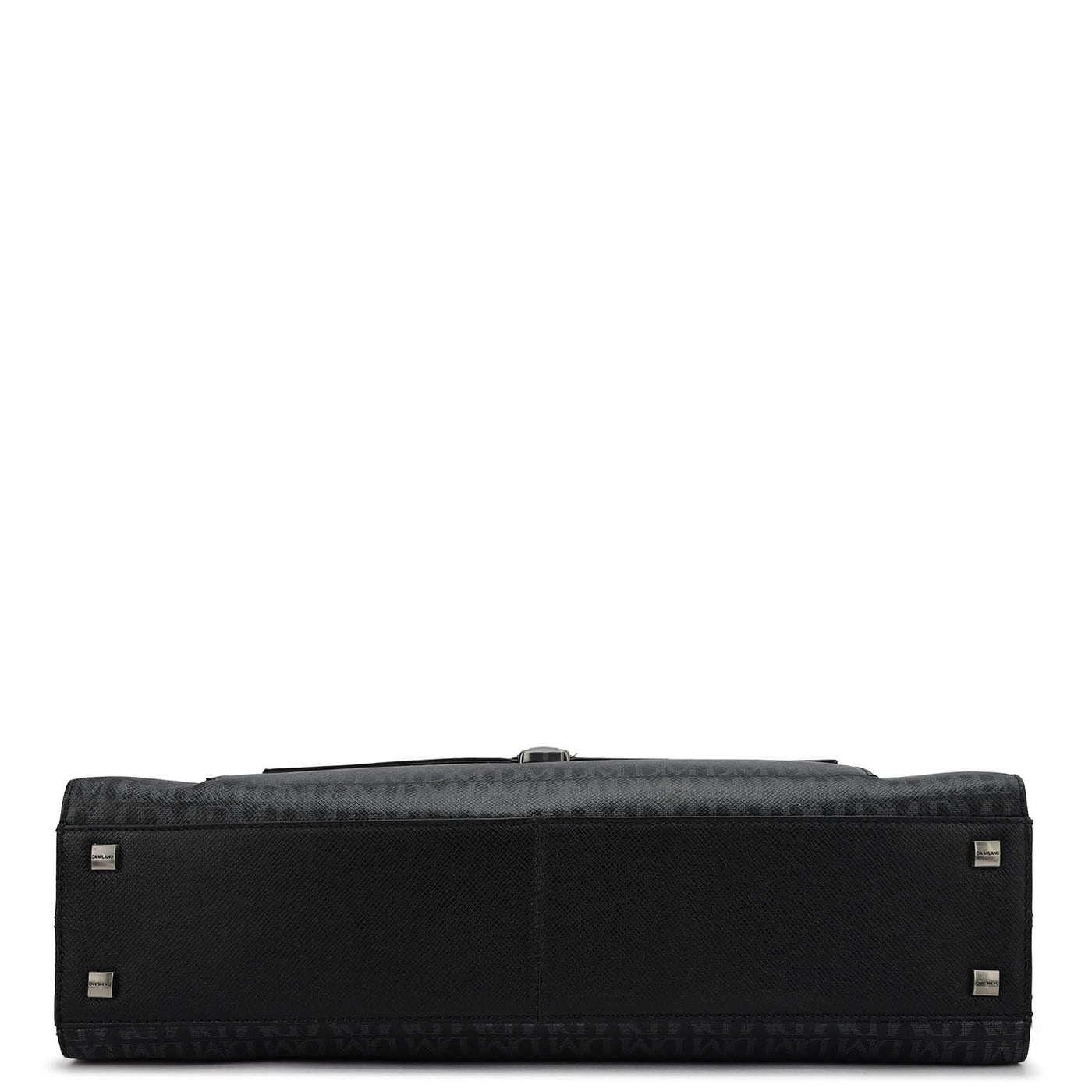 Monogram Franzy Leather Laptop Bag - Black