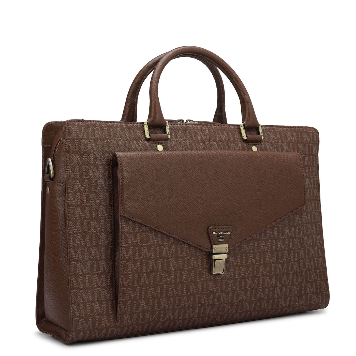 Monogram Franzy Leather Laptop Bag - Date