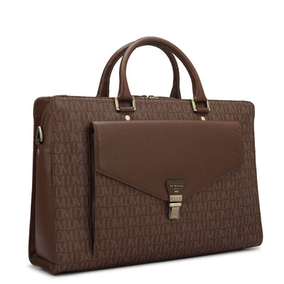Monogram Franzy Leather Laptop Bag - Date