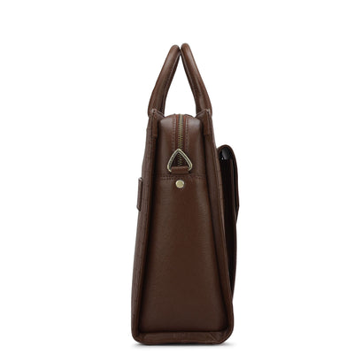 Monogram Franzy Leather Laptop Bag - Date