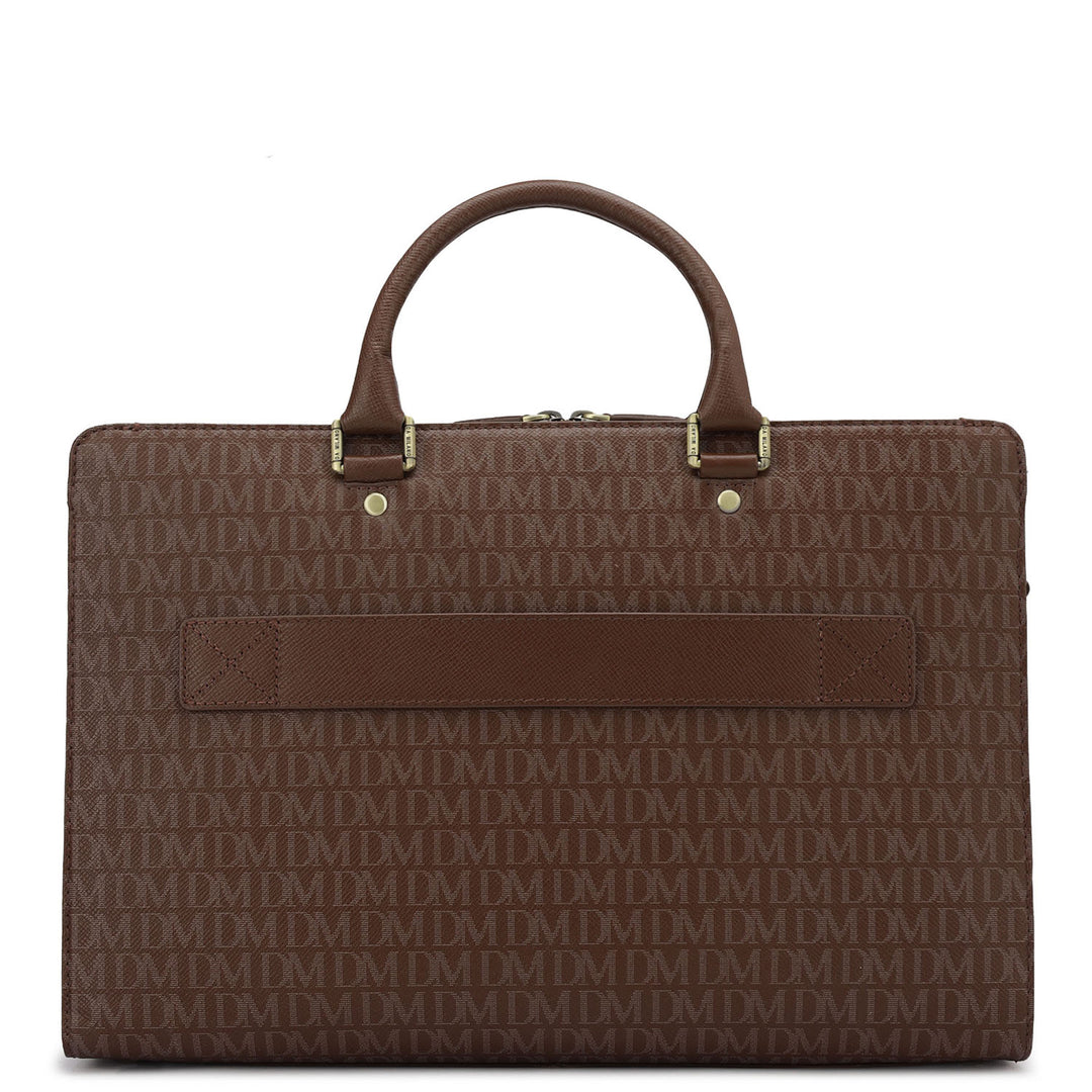 Monogram Franzy Leather Laptop Bag - Date