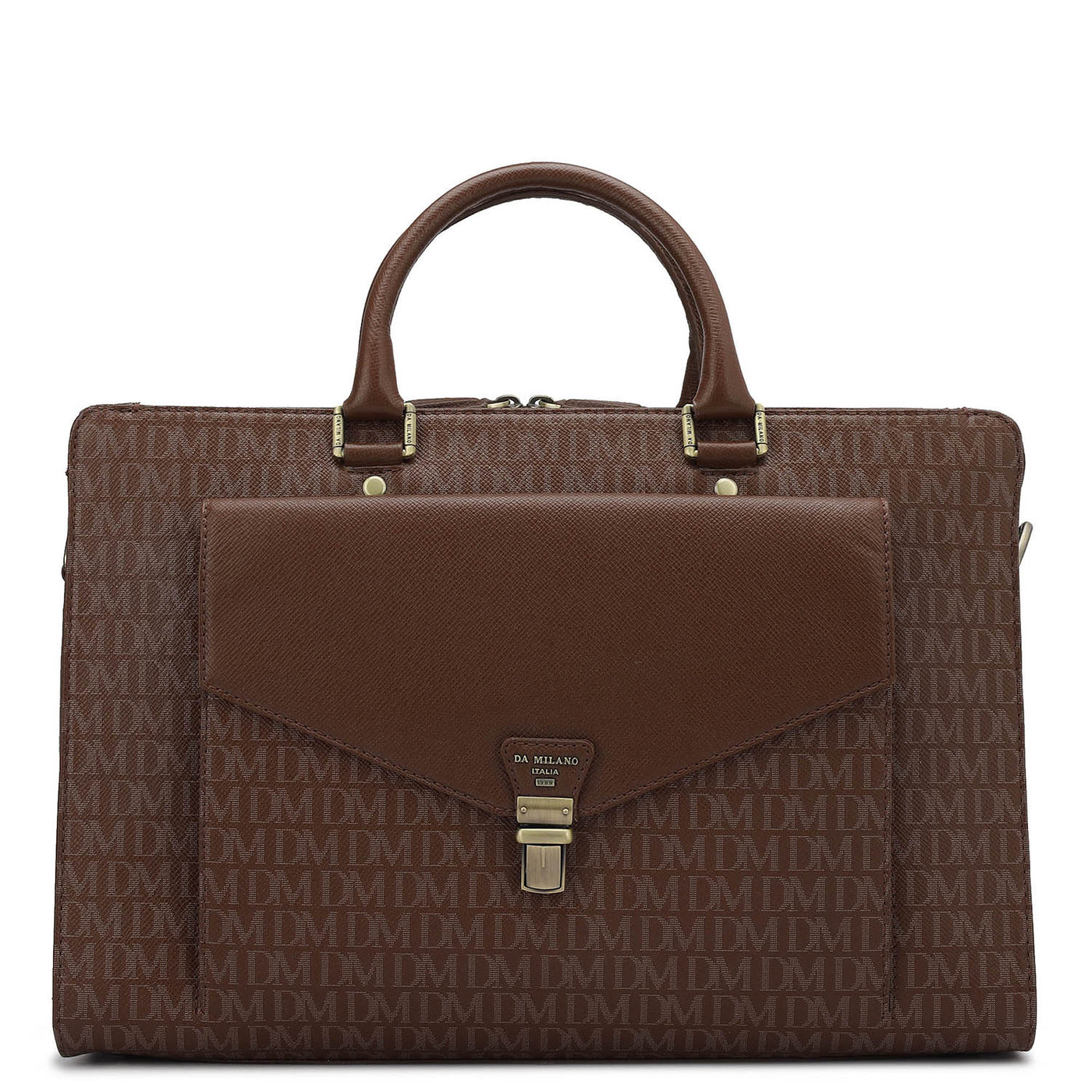 Monogram Franzy Leather Laptop Bag - Date