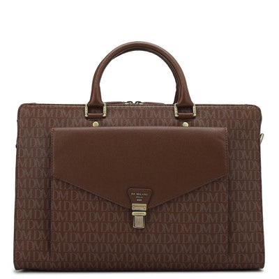 Monogram Franzy Leather Laptop Bag - Date