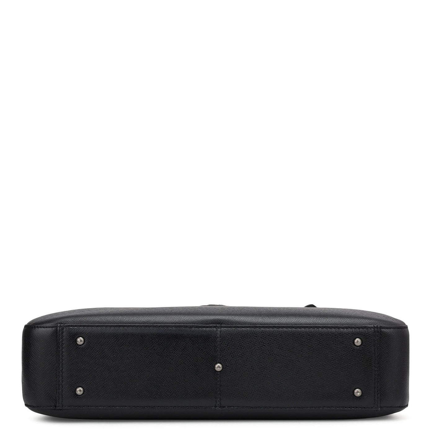 Franzy Leather Laptop Bag - Black