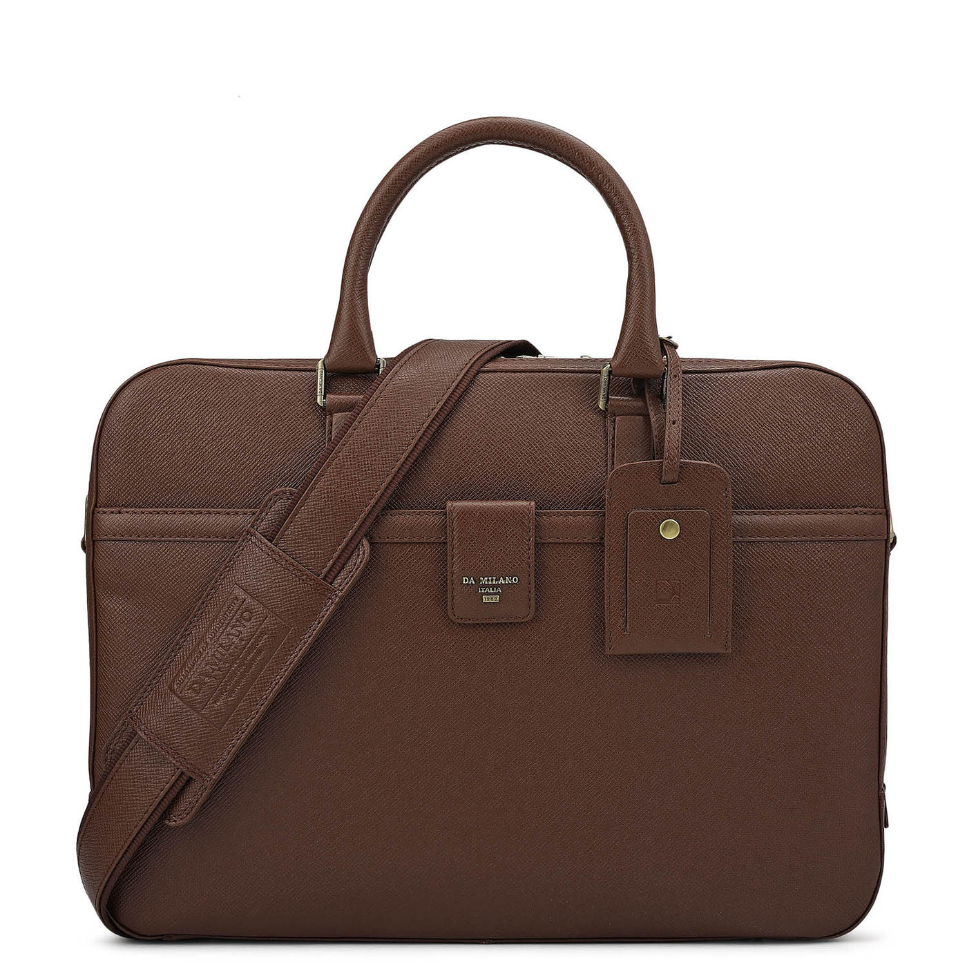 Franzy Leather Laptop Bag - Date