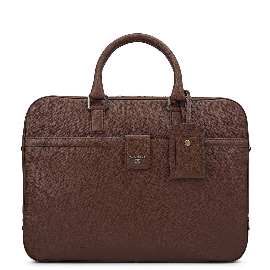 Franzy Leather Laptop Bag - Date