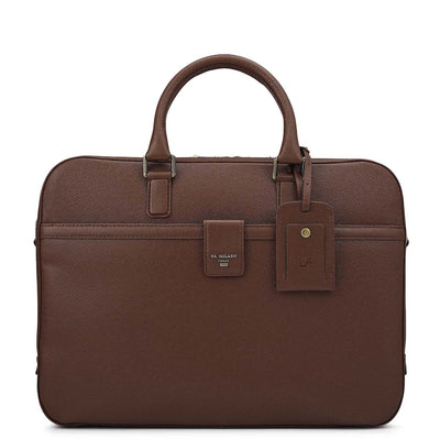 Franzy Leather Laptop Bag - Date