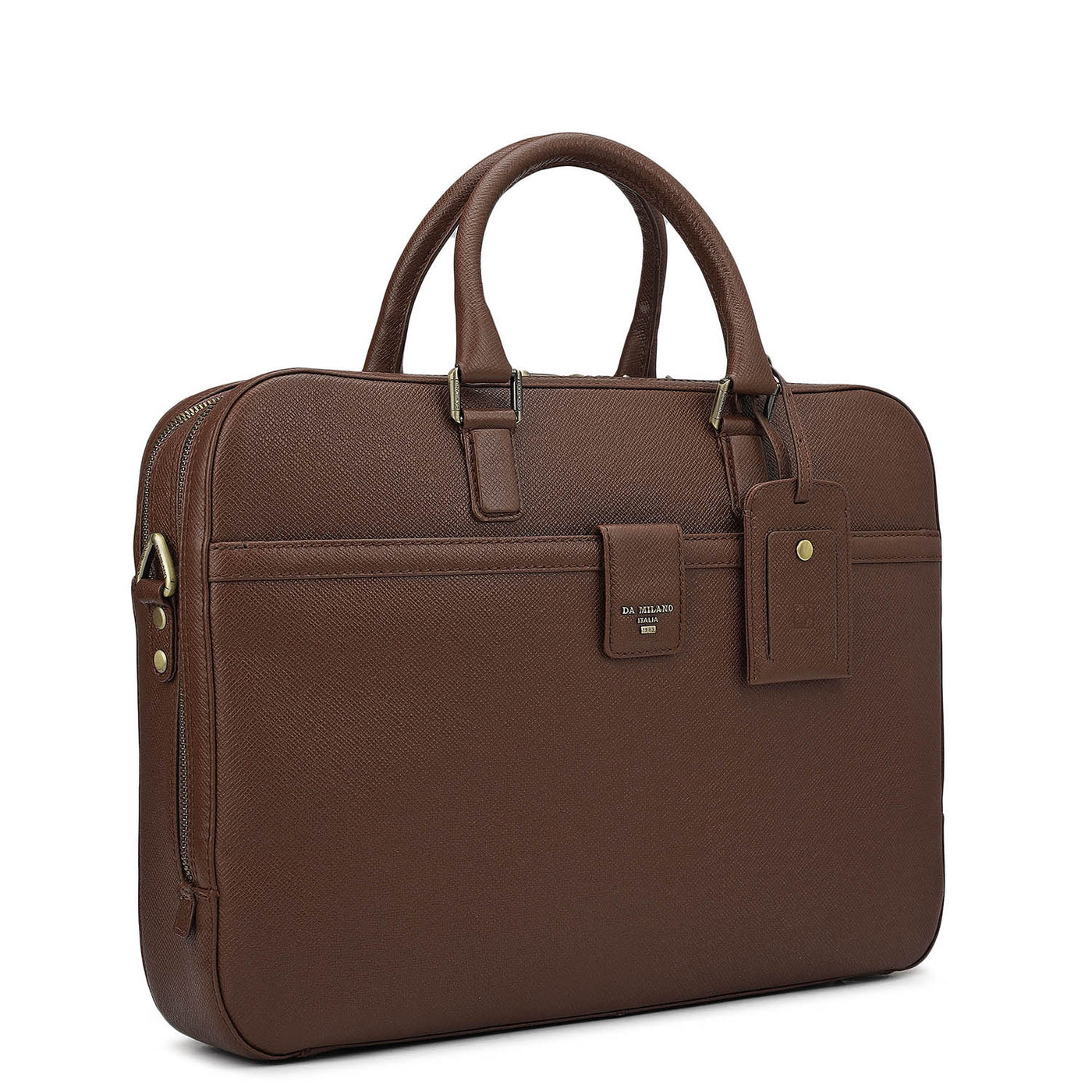 Franzy Leather Laptop Bag - Date