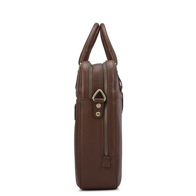 Franzy Leather Laptop Bag - Date