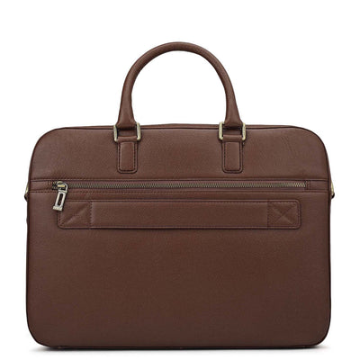 Franzy Leather Laptop Bag - Date