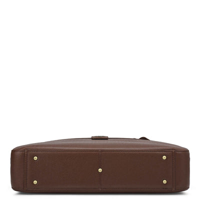 Franzy Leather Laptop Bag - Date